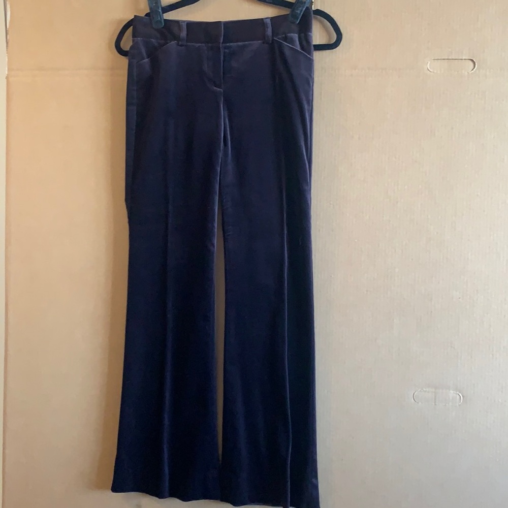 Brown Velvet, wide leg dress pants by Theory